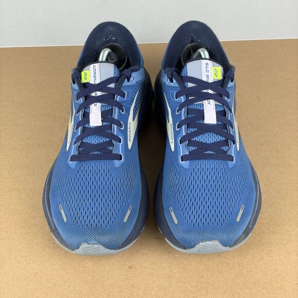 Brooks Adrenaline GTS 22 Athletic Running Shoes Womens 10 Blue White Low Top - Picture 2 of 12